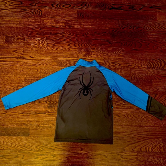 SPYDER Boys’ Web Half-Zip Base Layer Top Size Medium - Picture 3 of 5